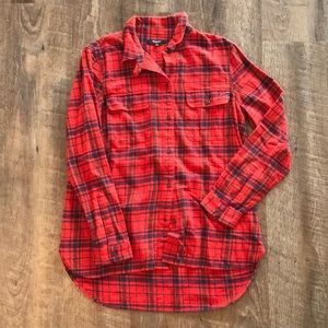 Madewell Plaid Flannel Button Up